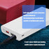 WikoNasc 18650 Set Rechargeable Battery Banks Modulars Build Fast Charging Double Ports LED Monitor ABS Texture