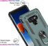 IKAZZ Case for Galaxy Note 9, Military Grade Shockproof Heavy Duty Phone Cover with Magnetic Kickstand