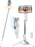 SelfieShow Stable Selfie Stick Tripod with Fill Light, 44 Inch Extendable Selfie Stick