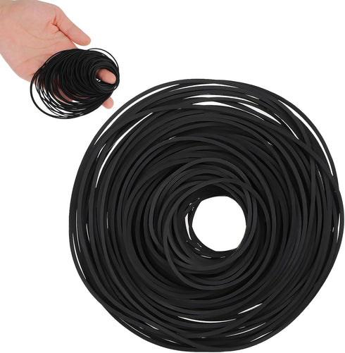 Sliverdew 100 Pcs Recorder Rubber Belts Cassette Recorder Repair Maintenance Mix Flat Cassette