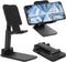 Folding Desktop Phone Stand, Adjustable Height Mobile Phone Holder for Desk, Office, Compatible with All Phones 4-10’’