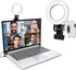 Video Conference Lighting, Webcam Ring Light for Monitor Clip On, Zoom Call Lighting for Remote Work