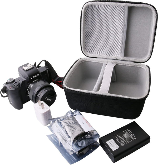 WERJIA Hard Carrying Case, Compatible with Canon EOS R100/EOS R50 Mirrorless Vlogging Camera