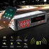 ePathChina 12V MP3 FM/MP3/WMA/FLAC/AUX/TF Car Audio Bluetooth Single DIN Stereo, LED Car Radio Player with Hands-Free