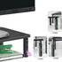 Riser,3 370X235MM 2 Packs,Black Bracwiser Monitor Stand Level Height Adjustable Desktop monitor stand for Computer