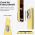 ORNARTO 17 6.9", 3 Compatible with iPhone Pro Max Case Slim Liquid Silicone Layers Soft Gel Rubber Shockproof