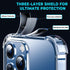 ORIbox iPhone 12 Case Clear, with 4 Corners Shockproof Protection for iPhone 12/12 Pro (Clear)