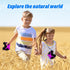 VNVDFLM Binoculars Toys for Children, Birthday Gifts for 4-9 Years Old Boys and 5-12 Years Old Girls, Pink
