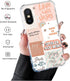 Boho Jesus Collage Phone Case for iPhone X/Xs, Unique Christian Quote Design for Girls Women Men, Soft TPU Bumper Cover