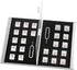 M EGA MEGACUBE Aluminum SIM Card Case, 26Slots Ultrathin SIM Card Holder, Fit for 24