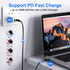 USB C to USB C Cable 30FT, 100W 4K60HZ USB3.2 GEN2x2, Fast Charging & Sync for MacBook Pro, iPhone