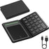 Tioleje Bluetooth Number Pad Touchpad with Calculator - Rechargeable Folding Portable Wireless Numeric