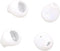 ALXCD Ear Gels Tips for Galaxy Ear Buds, 2 Pair Soft Comfortable White Silicone Replacement Ear Tips for Samsung Galaxy