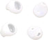 ALXCD Ear Gels Tips for Galaxy Ear Buds, 2 Pair Soft Comfortable White Silicone Replacement Ear Tips for Samsung Galaxy