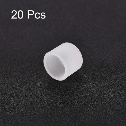 uxcell 20pcs Clear RCA Female Connector Socket Jack Plug Protector Caps for DVD Amplifier