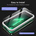 JETech Full Coverage Screen Protector for iPhone 13/13 Pro 6.1-Inch, Black Edge Tempered Glass Film, 3-Pack