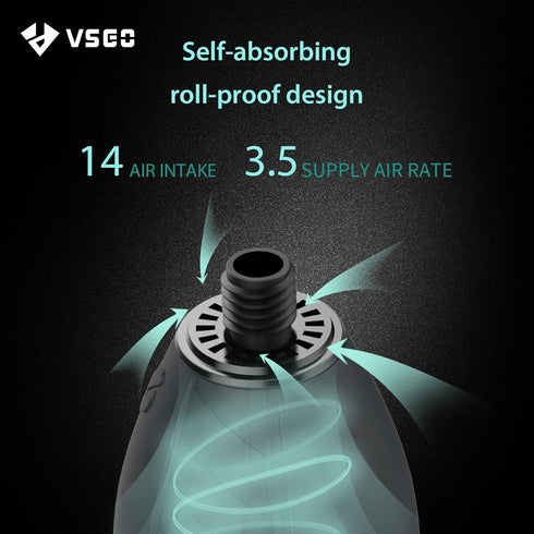 VSGO Soft Tip Strong Air Blower, Single Air Intake Camera Lens Blower with Self-Suction Cup for Various Uses