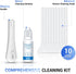 Upgraded Camera Sensor Cleaning Kit with Built-in Light Cleaner Handle & 10PCS 24MM Sensor Cleaning Swabs