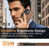 Design Compatible with iPhone 13 Mini Case, Luxury Leather Vintage Slim Shockproof Protective Cover, Brown