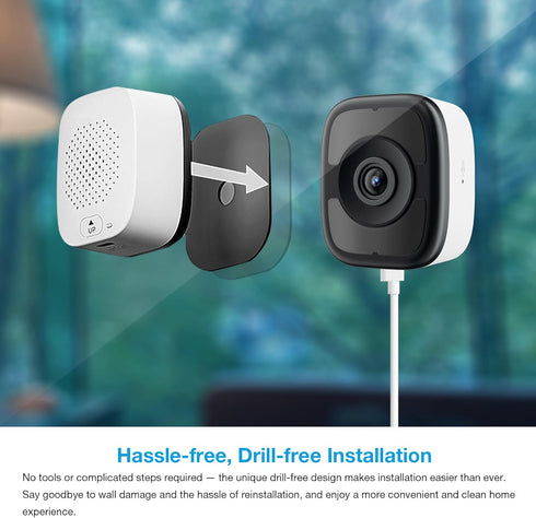 LVQ 5MP 3K 2.4G 5G 2-Way 24/7 Window Camera, & WiFi Indoor Cameras for Home Security with Color Night Vision, Window