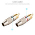 EEEKit 20Pack RCA Male Plug Solder, Gold Audio Video Adapter Connector for Home Theater Audio Video Receiver
