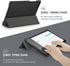 DTTO Case for Samsung Galaxy Tab A8 10.5 inch 2022, Premium PU Leather Tri-Fold Stand Cover with Hard Shell, Black