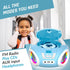 KLIM Candy Kids Boombox CD Player with FM Radio, Batteries Included, Cute Blue Radio for Kids