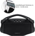 Silicone Cover Case for JBL Xtreme 4 Portable Bluetooth Speaker, Waterproof Soft Skin Protective Case - Black
