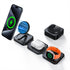 Wireless Charger, Hinyx Magnetic Foldable Portable Travel Charger, 3 in 1 Wireless Charging Station for 15/14/13/12