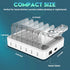 Charging Station for Multiple Devices, 60W 6 Port Charger Station with 7 Mixed Charging Cables, USB Charging Dock,