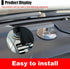 Tuxihapp 80mm (3PCS) Adhesive Dashboard Pad Mounting Disk, Heat-Resistant Sticky Pad for Suction Cup Dash Phone Mount