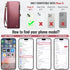 Defencase 15 15 6.1", Compatible with iPhone Case Wallet with RFID Blocking Card Holder for Women and Men, Fashion PU