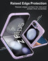 Thin Hard Matte Phone Case for Samsung Galaxy Z Flip 5 (2023) - Lilac, designed for Galaxy Z Flip5.