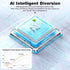 Foldable Aluminum Alloy 3 in 1 Magnetic Wireless Charger, Charging Station for Travel/Home/Office, Compatible with