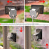 Angled Window Mount Compatible with Wyze Cam v4 Cam V3, 20 Degrees Tilt ( Up/Down/Left/Right ), Through Window Use Cam v3 v4 , Helps You Watch Front Yard and Driveway ( black/Pack of 1)