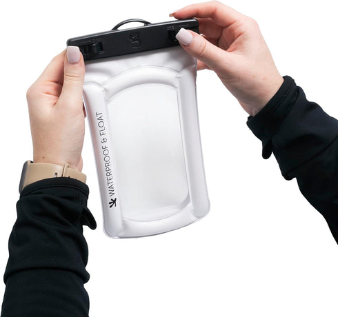 geckobrands Float Phone Dry Bag, Waterproof & Floating Phone Pouch for Most iPhone and Samsung Galaxy Models