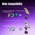 GEYUTHS 360 Magnetic Vacuum Car Phone Holder with Strong Suction Cup Adjustable Foldable Phone Mount Portable Phone