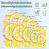 Jnbasdffb Summer 6.6 Lemon Wedding Arch Cover, Stretchy Spandex Arch Backdrop Stand Covers FT, Modern Oil Painting