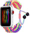 Bandmax Rainbow LGBT Apple Watch Band, 42MM 44MM Braided Nylon Rope, Replacement Wristband Straps