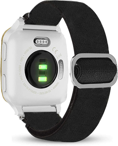 Motast 1.69" Smartwatch Band Compatible Stretch Nylon Adjustable Replacement Strap