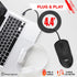 Retail Digitals 3-Button USB Wired Mouse | High-Precision Optical Tracking | Durable for Desktop & Laptop | Black