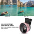 2 in 1 Phone Lens, 0.45X Super Wide Angle and Macro Clip On Lenses for Mobile Phones