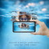 Lanhiem IP68 Waterproof Dustproof Case for Samsung Galaxy S20 Ultra - Heavy Duty Full Body Protective Cover, Black/Clear