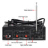 AV-298BT 600W 2 5.0 Stereo Audio Amplifier, Max Amp Channel Wireless Bluetooth Power Amplifier System, Home Amplifiers