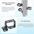 WikrOck 8 Pack Set Metallic Cable Manager D-Ring Hooks For Network Server Rack Cabinet, Cable Wire Management Bracket