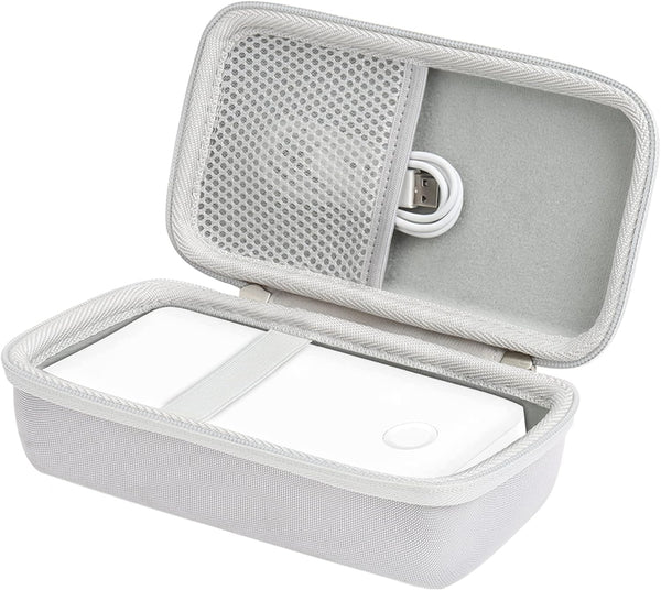 khanka Hard Travel Case for Anker 347 Power Bank (PowerCore 40K), 40,000mAh Battery Pack, Case Only, White