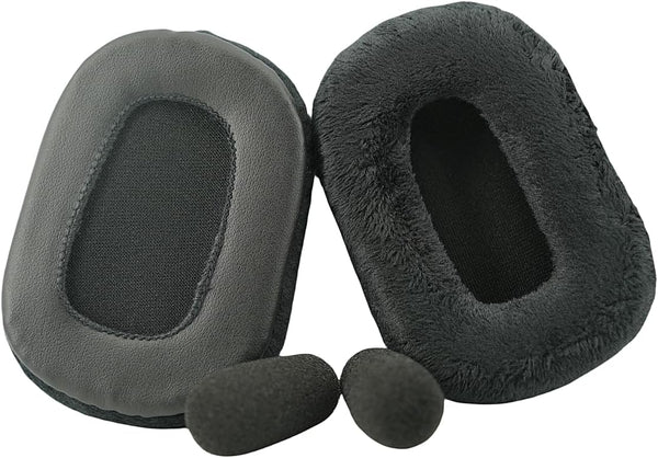 B450 XT Earpads Replacement Ear Cushions, Earcups Cover for VXI Blue Parrott B450-XT Bluetooth Headset, Velvet Black
