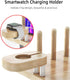 Charging Station for Multiple Devices, New Upgrade Wood Charging Station for Phone, Tablet, Smart Watch