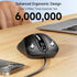 memzuoix Wired Mouse, USB Computer Mouse 1200 DPI, Ergonomic Design with 5FT Cord for Laptop, PC, Desktop