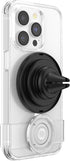 PopSockets Car Mount - Magnetic Phone Holder for Car, Compatible with MagSafe, V2 - Black